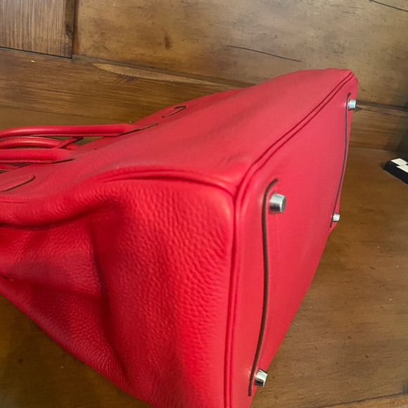 SOLD Birkin 35 Rouge Casaque - Picture 6 of 15